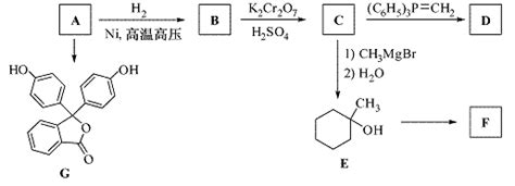 化合物A(分子式为C6H6O)是一种有机化工原料，在空气中易被氧化。A的有关转