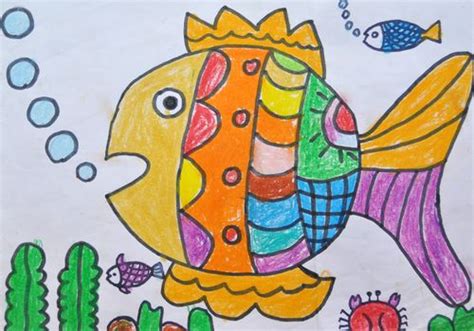 鱼儿简笔画_鱼儿图片欣赏_鱼儿儿童画画作品-有伴网
