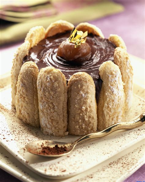 法中新闻:圣诞法国甜点：栗子夏洛特蛋糕