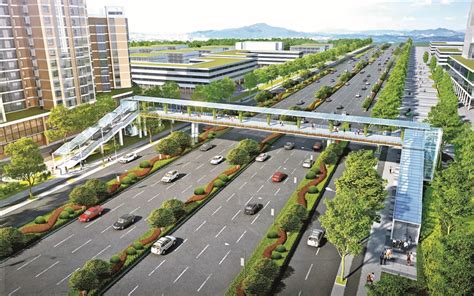 福永将添一座跨107国道人行天桥 位于107国道白石厦至凤凰路口段，预计今年底前建成投入使用_深圳宝安网