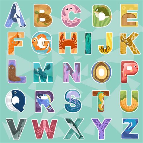 26个英文字母板|插画|儿童插画|树懒菌 - 原创作品 - 站酷 (ZCOOL)