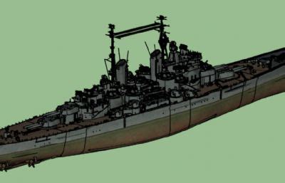 皇家海军前卫号战列舰su模型_军舰模型下载-摩尔网CGMOL