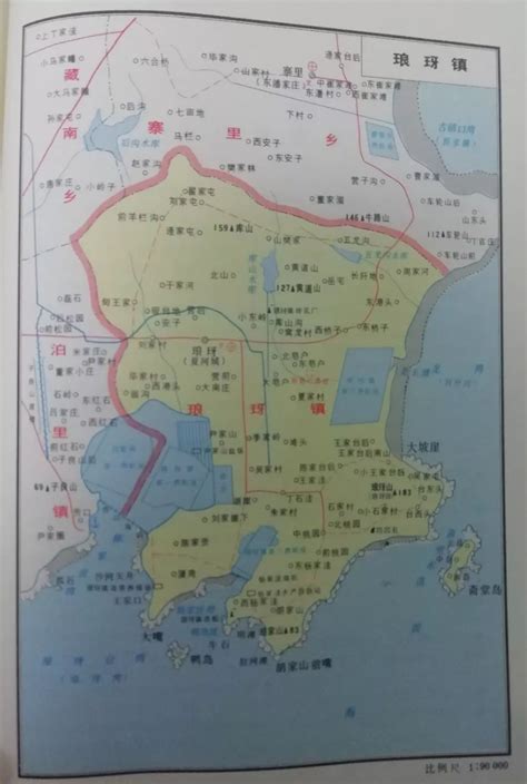 胶南乡镇地图,,河南_大山谷图库