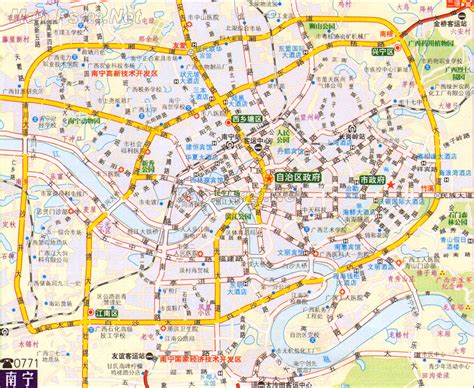 南宁交通地图电子版下载-南宁交通地图最新版全图高清版 - 极光下载站