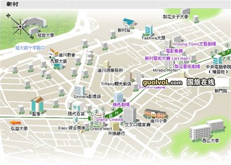 首尔旅游地图_首尔旅游指南--回归旅游网