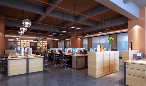 北京办公室设计、现代风格办公室设计、开放式办公室设计
