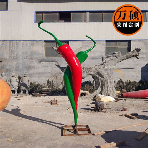 玻璃钢辣椒朝天椒雕塑 玻璃钢蔬菜雕塑 定做农场庄园园林装饰摆件-阿里巴巴