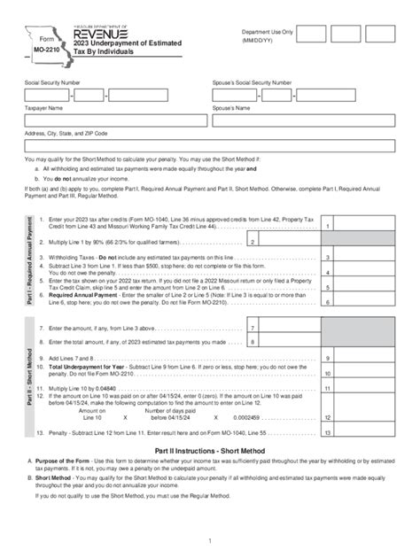 Form 2210 Instructions 2023 - Printable Forms Free Online