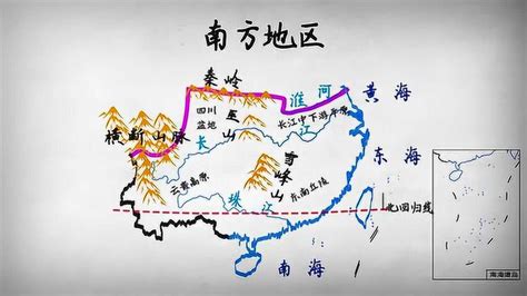 中国南方地图图片