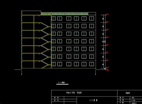 建筑面积4410平方米七层办公楼建施CAD节点详图_节点详图_土木网