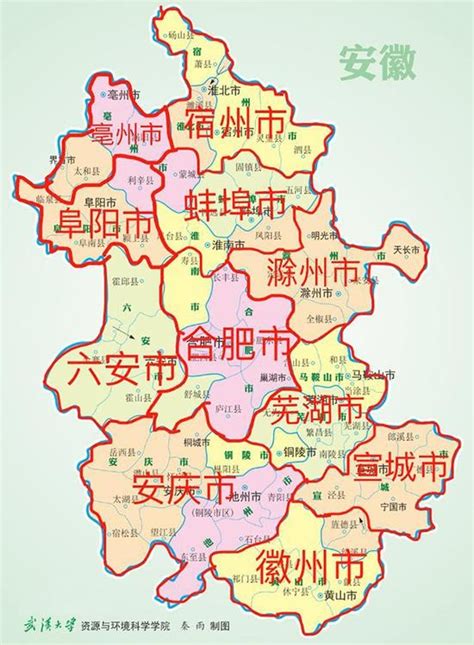 安徽省交通地图全图_交通地图库_地图窝