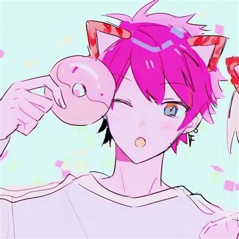粉色非主流头像情侣