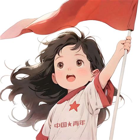 爱国温柔女生头像动漫
