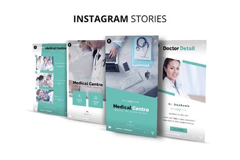 医疗机构/私人诊所社交媒体推广设计素材包 Medical Centre Social Media Kit – 设计小咖