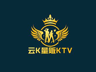 云K量贩KTV企业logo - 123标志设计网™