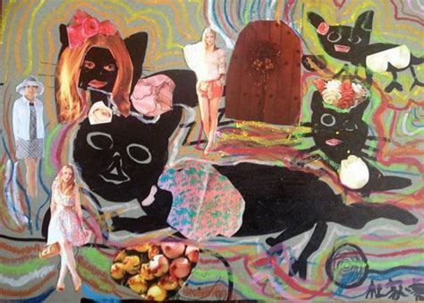 波普艺术—猫的世界/少儿绘画作品/儿童画/网络美术馆_中国少儿美术教育网