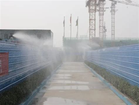 工地围挡喷淋降尘-广东华霖降尘环保科技有限公司