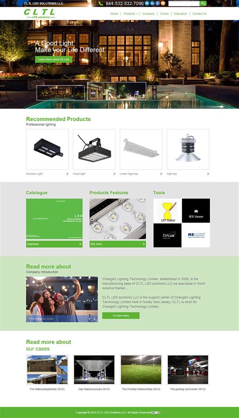 杰特明[户外照明] 深圳自由创想外贸网站建设_外贸网站设计案例-自由创想