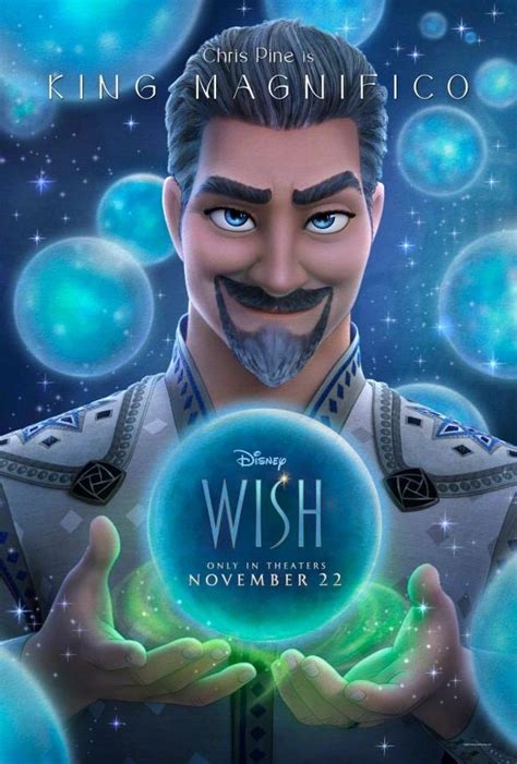 迪士尼百年庆典动画《星愿》角色海报公开！11月上映_知秀网