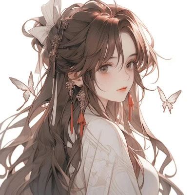非主流蝴蝶少女头像