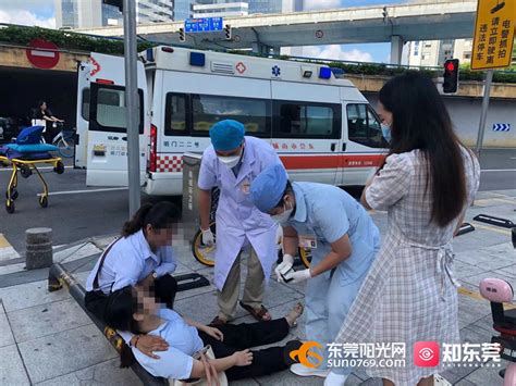 紧急！女孩晕倒在路边，东莞这群热心市民一起救了她……_东莞阳光网