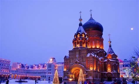 哈尔滨经典大教堂，大家一起找找过去往事|哈尔滨|建筑|俄罗斯_新浪新闻