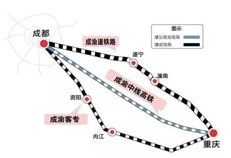 成渝中线高铁最新消息(规划+线路图)- 成都本地宝
