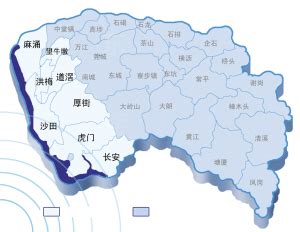 东莞市行政区划图图片 东莞市行政区划图图片
