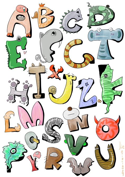 创意字母，快乐无限——记无锡市长安中心小学三年级英语创意字母画设计活动_单词