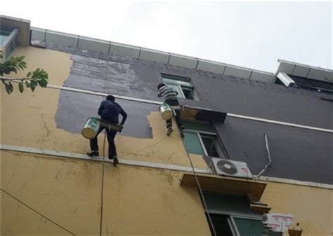 外墙油漆粉刷服务__重庆广合清洁服务