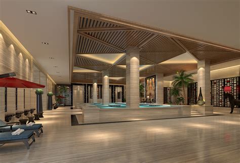 新郑在水一方洗浴中心设计方案效果图-河南专业洗浴酒店设计公司