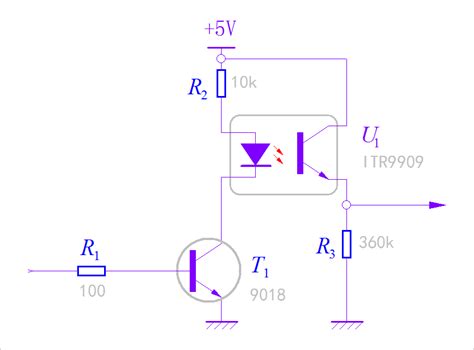 利用反射光电管 ITR9909 制作节能信标光电感应开关_itr9909应用电路原理图-CSDN博客