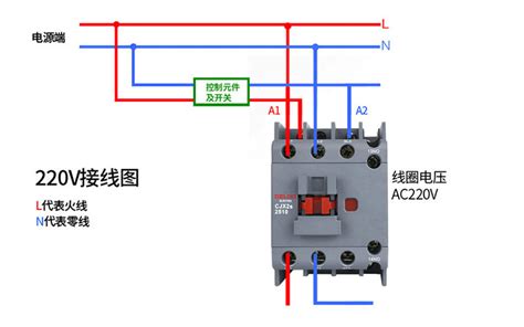 交流接触器接线图图片