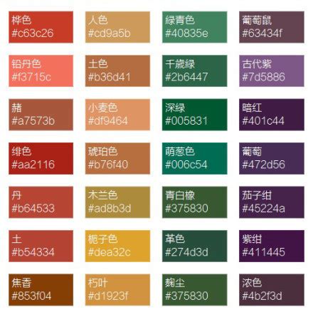 RGB颜色对照表 - IMGTN的个人空间 - OSCHINA - 中文开源技术交流社区