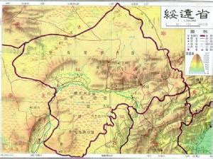 绥远省地图图片
