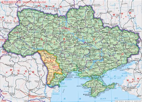 乌克兰地图_乌克兰地图中文版全图|乌克兰地图_乌克兰地图中文版全图全图高清版大图片|旅途风景图片网|www.visacits.com