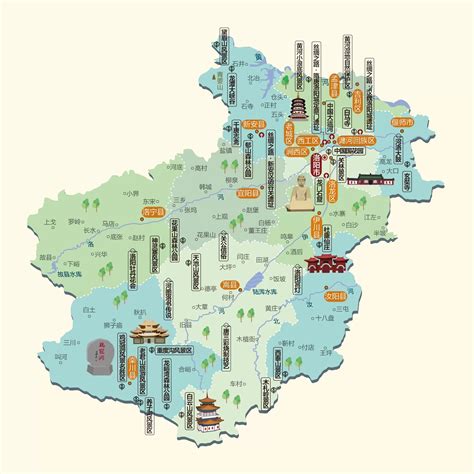 河南省洛阳市旅游地图 - 洛阳市地图 - 地理教师网
