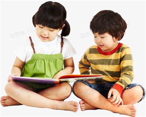 读书的小孩子png图片免费下载-素材fzyiUjqPk-新图网