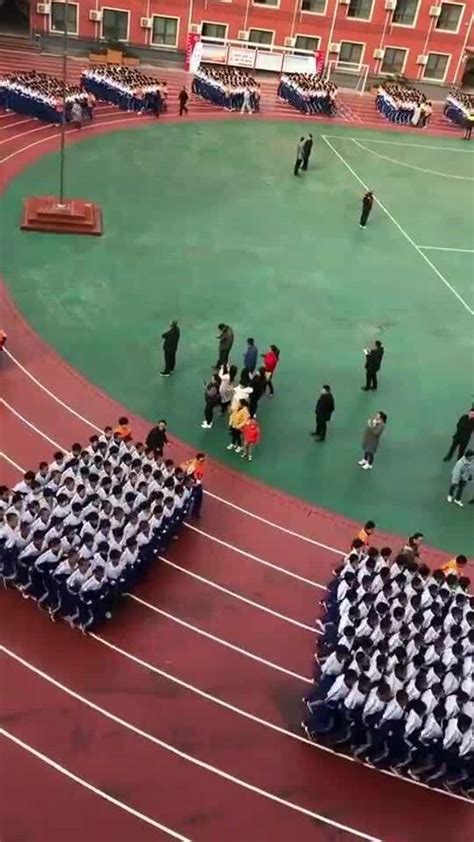 衡水中学学生跑早操_腾讯视频