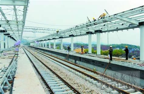 长株潭城铁湘潭段高架车站主体完工 预计8月底竣工验收 - 今日关注 - 湖南在线 - 华声在线