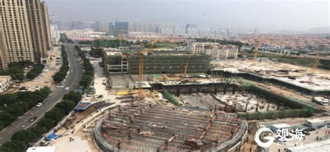 预计2022年9月投用！李沧区枣山路中学项目主体封顶