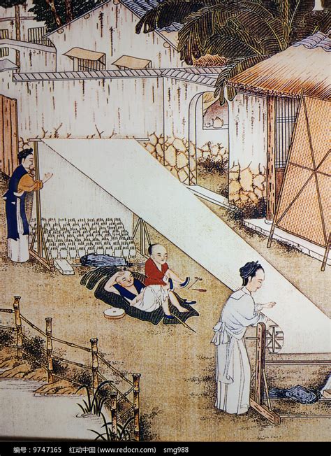 古代纺织机,传统文化,文化艺术,摄影素材,汇图网www.huitu.com