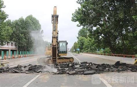 323省道东海段葛宅桥改造工程开始施工