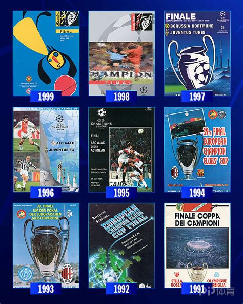 360体育-历年欧冠决赛官方海报 哪届决赛让你印象最深