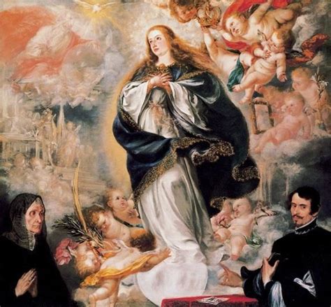 油画作品欣赏-圣母玛利亚的怀胎 - 油画作品欣赏 - 就要画像网