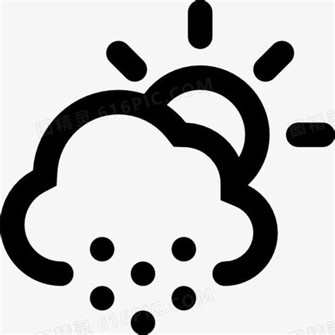 多云冰雹天气符号图标图片免费下载_PNG素材_编号1l0ikejgn_图精灵