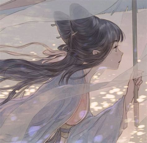 书法女生头像图片古风版