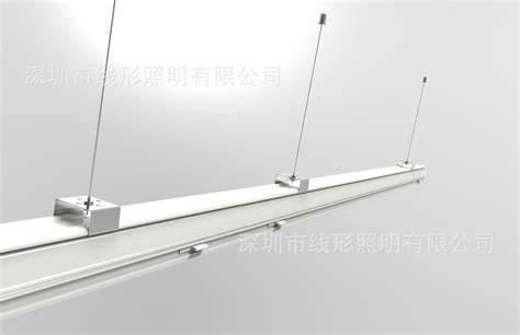 40W线条灯led工业线形吊线灯1.5米轨道线型灯拼接 轨道射灯条 ...