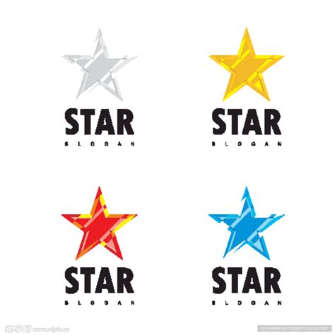 星星标志设计图__LOGO设计_广告设计_设计图库_昵图网nipic.com