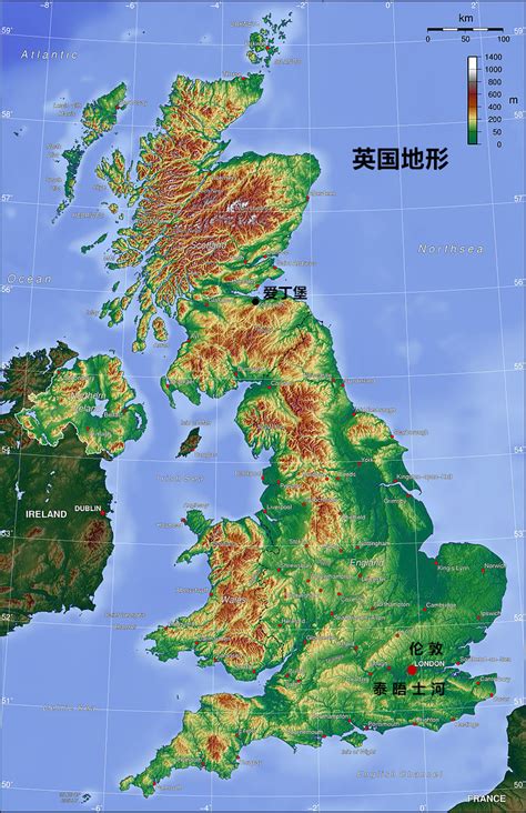 英国地图全图下载-英国地图高清中文版下载-当易网